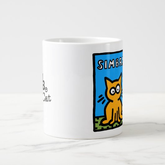 Keith "Herring" Cat Nug Extra Grote Beker (Voorkant)