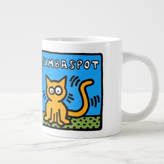 Keith "Herring" Cat Nug Extra Grote Beker (Rechts)