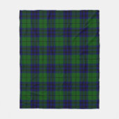 Keith Modern Plaid Fleece Deken (Voorkant)