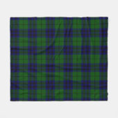 Keith Modern Plaid Fleece Deken (Voorkant (Horizontaal))