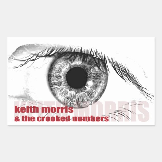 Keith Morris & de Crooked Numbers stickers (Voorkant)