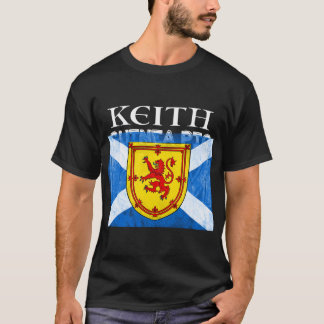 Keith Schotse Clan Naam Gift Schotland Vlag Festiv T-shirt