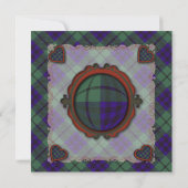 Keith Scottish clan tartan - Pset Kaart (Achterkant)