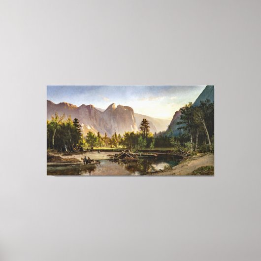 Keith Yosemite Valley Painting Canvas Afdruk (Voorkant)