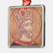 keizer Constantine I de Grote Metalen Ornament (Links)