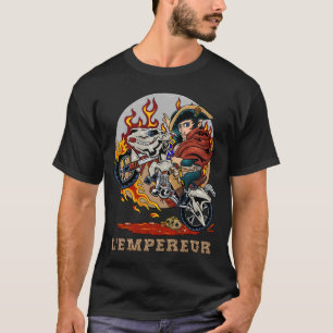 Keizer der Wielen: Napoleon Bonaparte's Fiets T-shirt