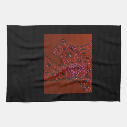 Keizer Draak Keukenhanddoek (Horizontaal)