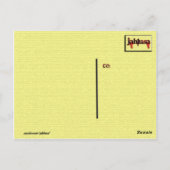 Keizer Haile Selassie I Briefkaart (Achterkant)