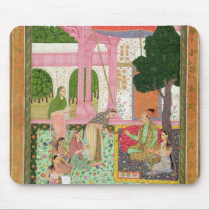 keizer Jahangir (1569-1627) met zijn consort en Muismat