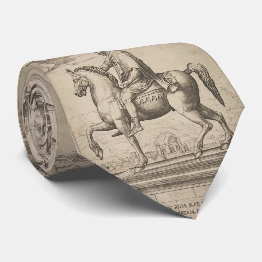 keizer Marcus Aurelius Illustratie Stropdas (Opgerold)