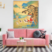 Keizer Mu Wang van de Chou-dynastie Canvas Afdruk (Insitu (Woonkamer))