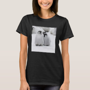 keizer Penguin Chicks on Ice in Antarctica T-shirt