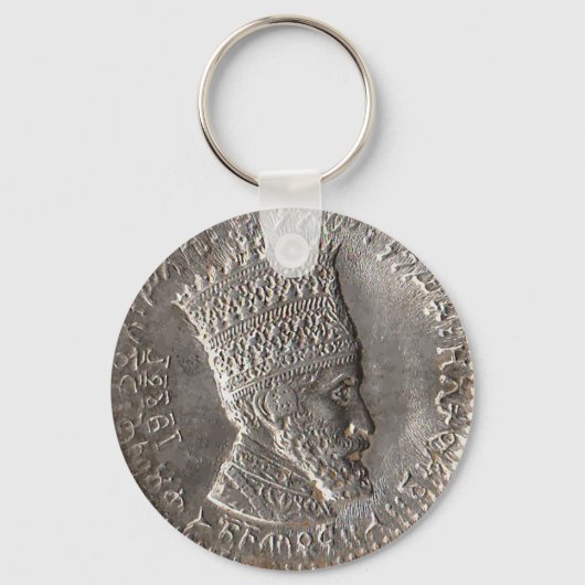 Keizer Selassie I Sleutelhanger (Voorkant)