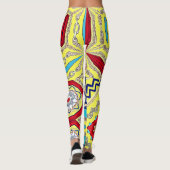 KEIZERIN DESIGNER COLLAGE LEGGINGS (Achterkant)