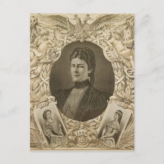 Keizerin Elisabeth Oostenrijk - Sissi, Sisi dood Briefkaart (Voorkant)