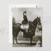 Keizerin Elisabeth rijdend paard sidesaddle #014SS Briefkaart (Voorkant / Achterkant)