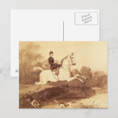 Keizerin Elisabeth rijdend paard sidesaddle #021SS Briefkaart (Voorkant / Achterkant)