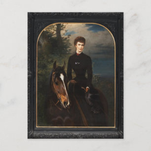 Keizerin Elisabeth rijdend paard sidesaddle #022SS Briefkaart