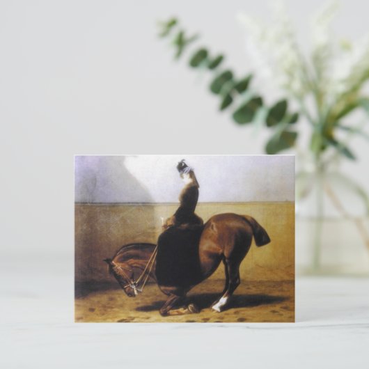 Keizerin Elisabeth rijdend paard sidesaddle #027SS Briefkaart (Staand voorkant)
