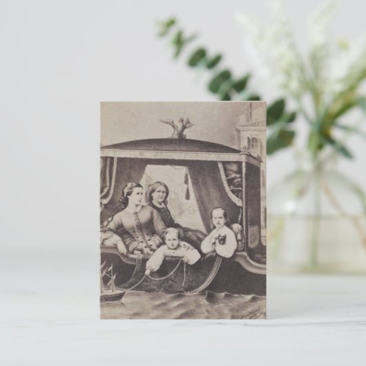 Keizerin Elisabeth van Oostenrijk, Sissi in Veneti Briefkaart (Staand voorkant)