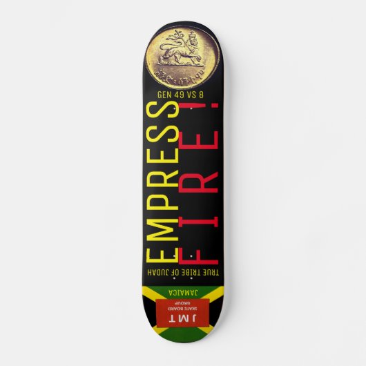 KEIZERIN FIRE Skateboard (Voorkant)