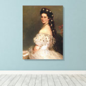 Keizerin Sisi Canvas Afdruk (Insitu (Houten vloer))