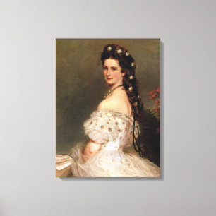 Keizerin Sisi Canvas Afdruk