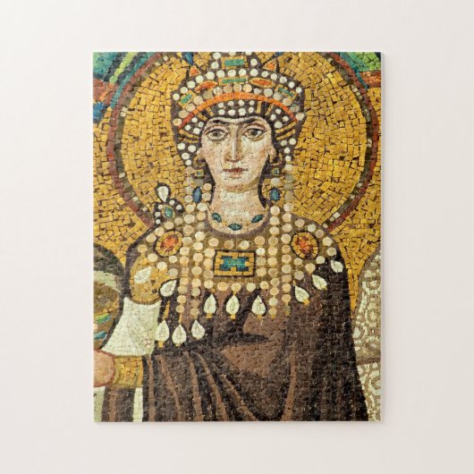 Keizerin Theodora Byzantijnse mozaïek icoon Legpuzzel (Verticaal)