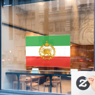 Keizerlijk embleem van de Pahlavi-dynastie Iran  Raamsticker