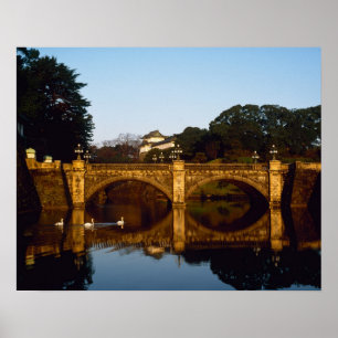 Keizerlijk Paleis, Nijubashi-brug, Tokio, Japan Poster