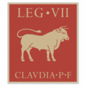 Keizerlijk Romeins leger - Legio VII Claudia Sticker (Voorkant)