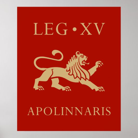 Keizerlijk Romeins leger - Legio XV Apollinaris Poster (Voorkant)