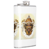 Keizerlijk Rusland mindere wapenschild Heupfles (Rechts)