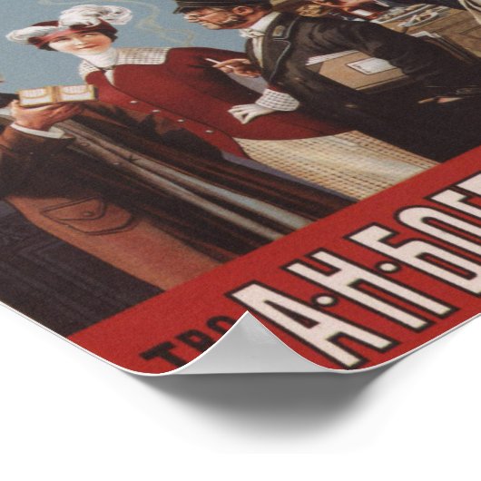 keizerlijk Russisch Poster voor reclame (Hoek)