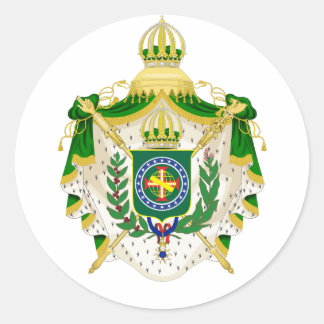 Keizerlijk Wapen, tweede regering (1840-1889) Ronde Sticker