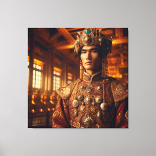 keizerlijke eerbied canvas afdruk