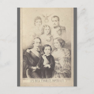 Keizerlijke familie Bonaparte van Frankrijk #001F Briefkaart