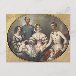 Keizerlijke familie Oostenrijk, keizerin Sissi 185 Briefkaart