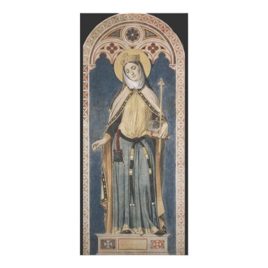 Keizerlijke genade kunst Sint Adelheid van Italië Reclamekaart (Voorkant)