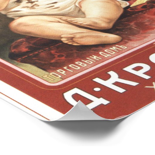 keizerlijke Russische reclame Poster (Hoek)