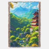 Keizerlijke rust: omhelzing van Natuur Deken (Voorkant Verticaal)