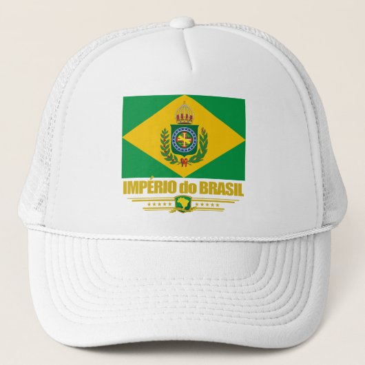 Keizerrijk Brazilië Trucker Pet (Voorkant)