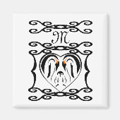 Keizerspinguïn houdt voor altijd van vogels magneet (Voorkant)