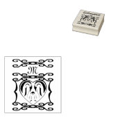 Keizerspinguïn houdt voor altijd van vogels rubberstempel (Gestempeld)