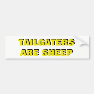 Keizigers zijn schaafgeel en zwart bumpersticker
