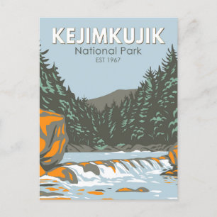 Kejimkujik National Park Canada kunst Briefkaart