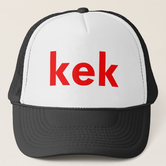 kek trucker pet (Voorkant)
