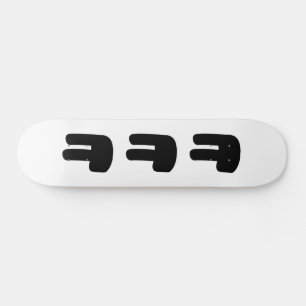 KEKEKE ㅋ ㅋ Korean Slang Skateboard