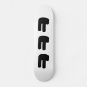 KEKEKE ㅋ ㅋ Korean Slang Skateboard (Voorkant)