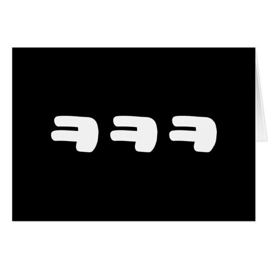 KEKEKEKE ㅋ ㅋ ㅋ Carte Slang coréenne (Devant horizontal)